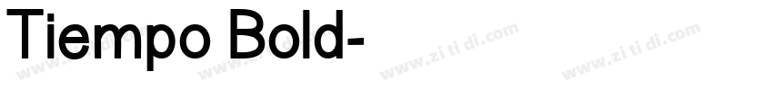 Tiempo Bold字体转换